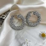 گوشواره حلقه نقره ای