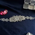 دستبند عروس نقره ای 1