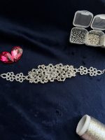دستبند عروس نقره ای 1